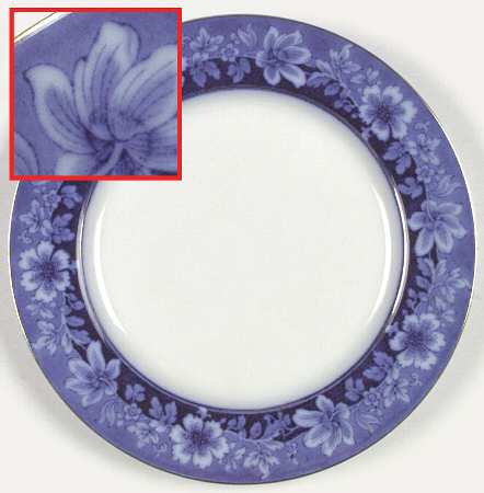 Turin Blue (Flow Blue) by Johnson Brothers