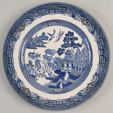 Willow Blue (Black & Blue Backstamps, Older) by Johnson Brothers