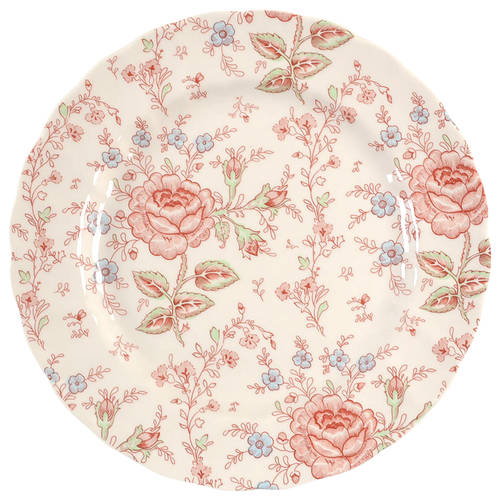 Rose Chintz Pink ("England 1883" Stamp) by Johnson Brothers