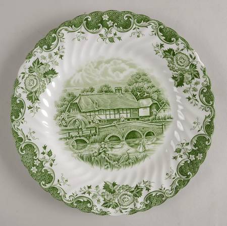 English Country Life Green by Johnson Brothers