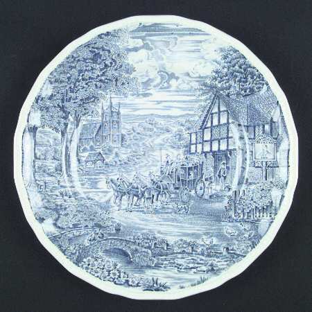 Dickens Coaching Days Blue by Kensington Staffords