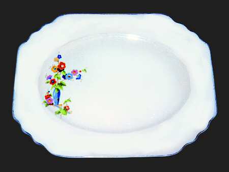 Blue Urn by Limoges-American