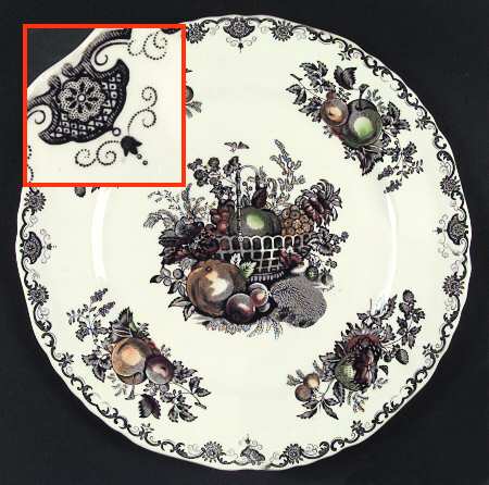 Fruit Basket Brown Multicolor by Mason's