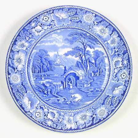 Rural England Blue by W R Midwinter Ltd