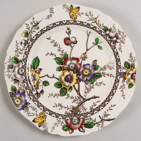 Medway Decor Dark Brown Multicolor by Alfred Meakin