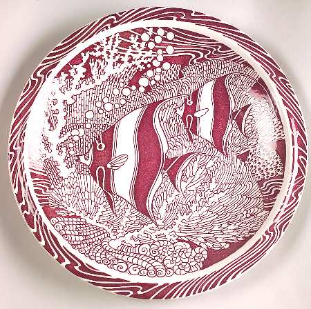 Coral Reef Maroon by Metlox - Poppytrail - Vernon