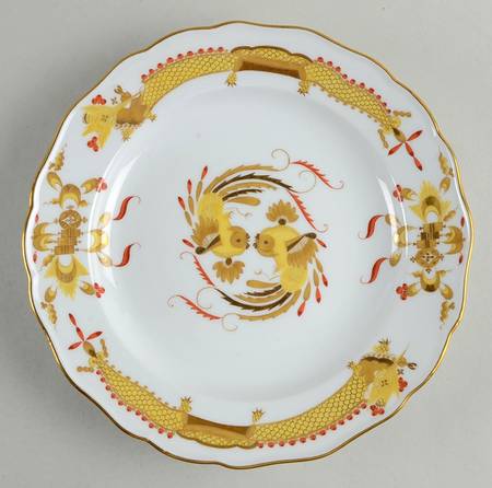Dragon Yellow (Red Dot Accent) by Meissen (Germany)
