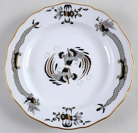 Dragon Black (Gold Accent) by Meissen (Germany)