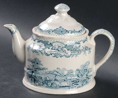 Romantic Blue (Scalloped) by Mason's