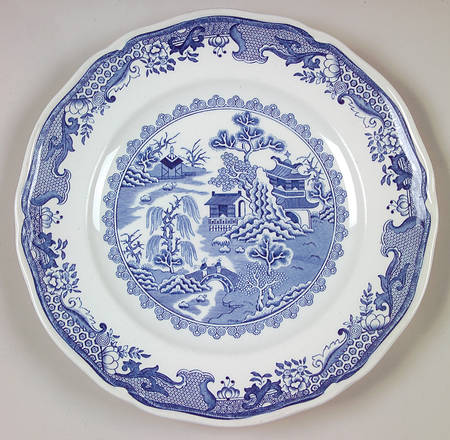 Willow Blue (Design Off Edge) by Mason's