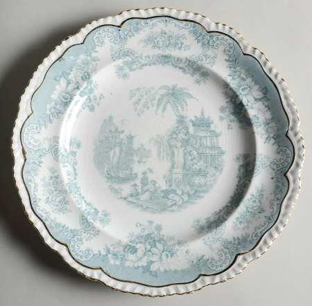 Bombay Blue Green (Scalloped) by John Maddock & Sons