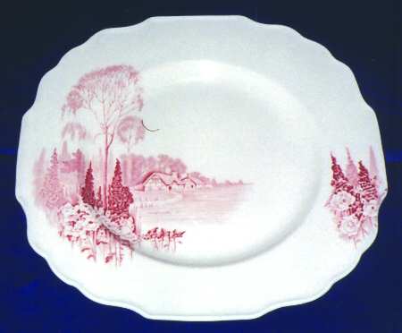 Homeland Red by Myott Staffordshire