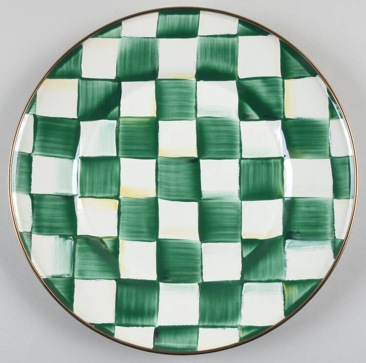 Emerald Check by MacKenzie-Childs
