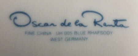 Blue Rhapsody by Oscar De La Renta