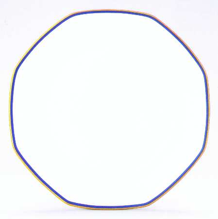Bleu De Four Et or Grand Feu by Porcelaine Lafarge