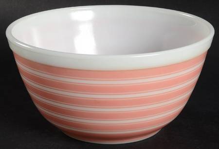 Rainbow Stripes Pink by Pyrex