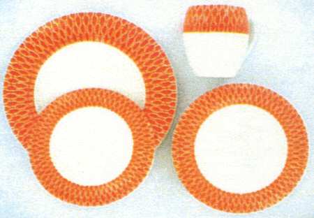 Pinwheel Solid Orange by Pedrini