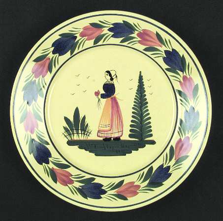 Soleil Yellow (Round) by Quimper