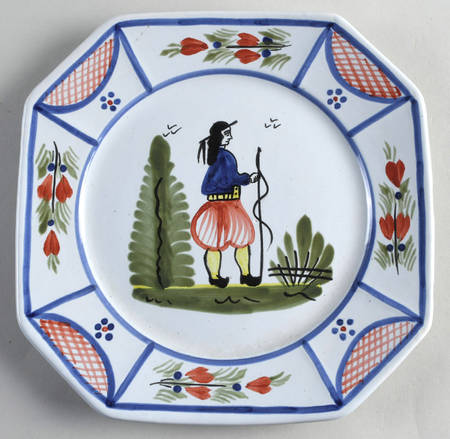 Mistral Blue (Octagonal, Man Center) by Quimper