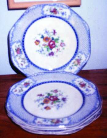 Blue Flower by Royal Cauldon