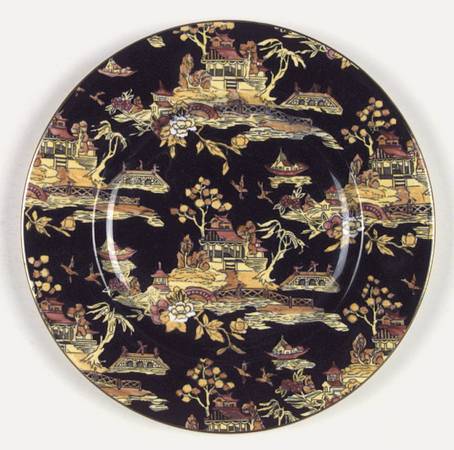 Pekin Black (Gold Trim) by Royal Winton
