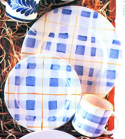 Blue Plaid by Rosanna