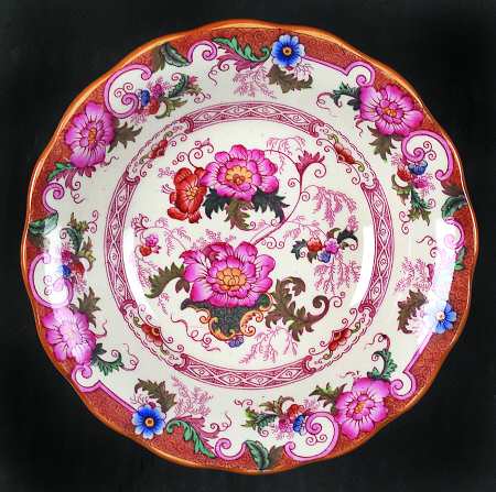 Bentick Pink Multicolor by Royal Cauldon
