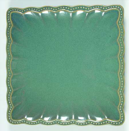 Hobnail Peacock Green (Square) by Roscher & Co