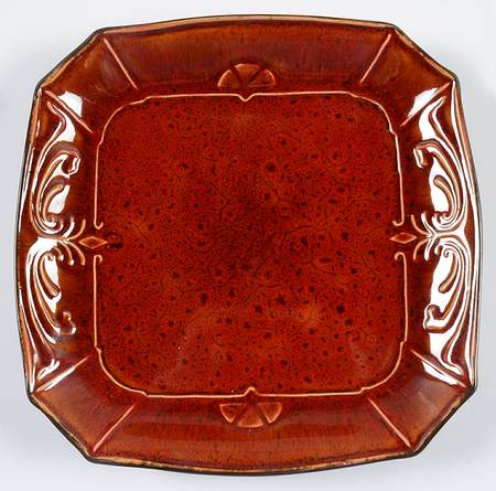 Victorian Scroll Red by Reba Harmony for the Home