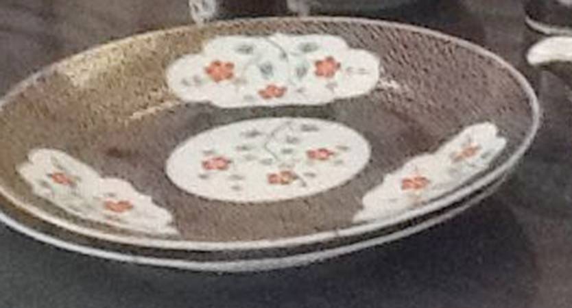 Chamberlaine (Red Flowers) by Royal Worcester