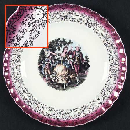 Chantilly Mandarin Maroon by Sebring Pottery