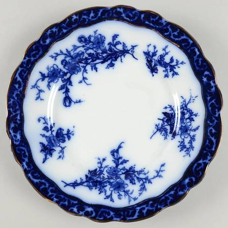 Touraine (Flow Blue) by Stanley Pottery 
