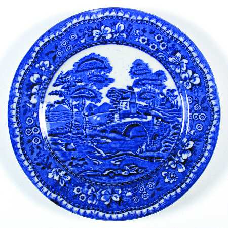 Old Tower Blue by Staffordshire