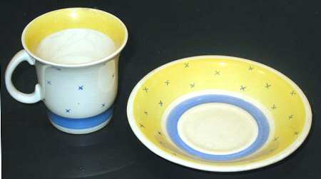 Tyrol Blue Yellow by Susie Cooper