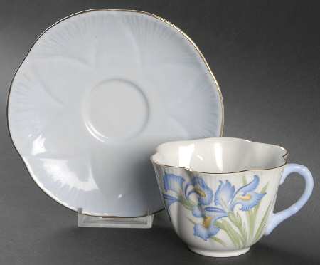 Blue Iris (Gold Trim) by Shelley
