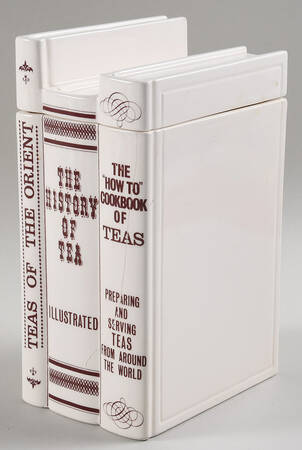 Figural Book Canisters by Shafford