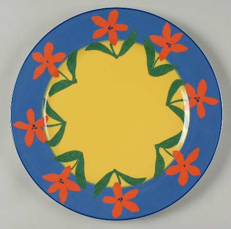 Orange Flower by Vista Alegre