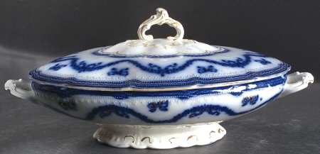 Lorraine (Flowblue) by Wood & Sons