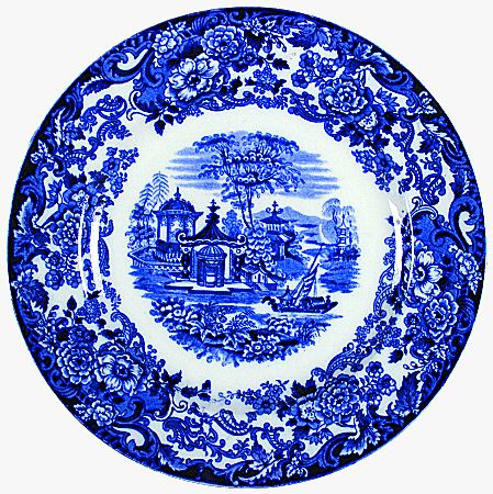 Chinese Blue (Not Flow Blue) by Wedgwood