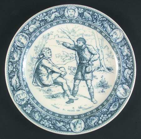 Ivanhoe (Blue Gray Design) by Wedgwood