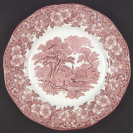 Woodland Pink (Unicorn Backstamp) by Wedgwood