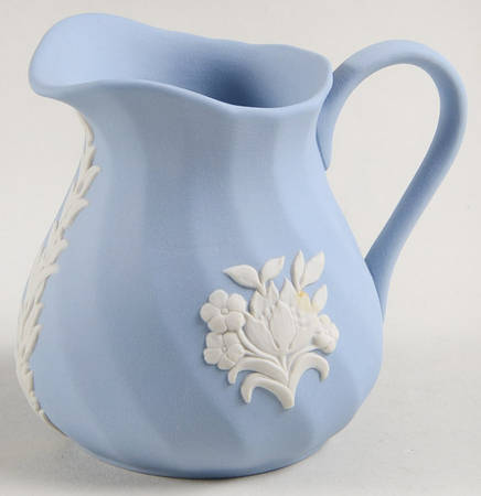 Cream Color on Lavender Spiral Flute by Wedgwood