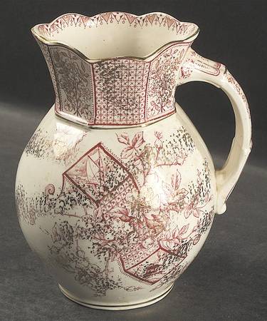Etruria Pink and Gold by Whittaker & Co