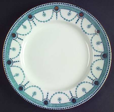 Venice Aqua Gold Trim by Wood & Sons