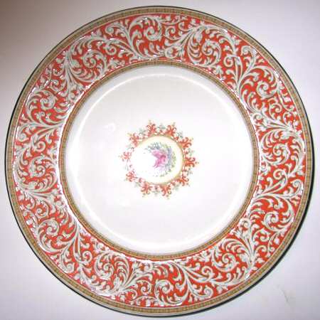Praze Red (Floral Center) by Wedgwood