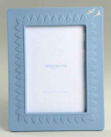 Jasper Classic White on Pale Blue by Wedgwood