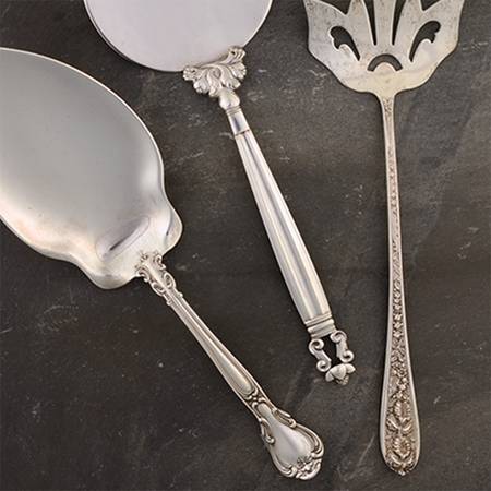 Breakfast & Dessert Servers by Kirk Stieff