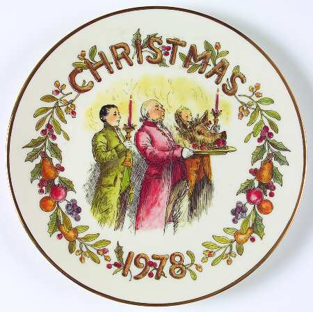 American Heritage Christmas Plate by American Heritage