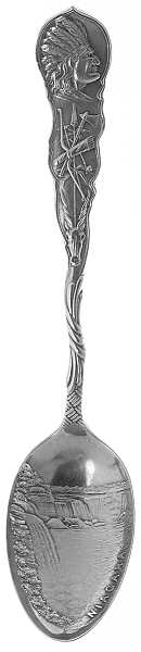 Alvin Silver Souvenir Spoon by Alvin