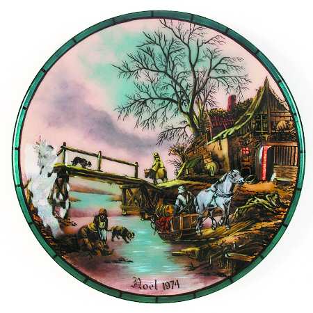 Jean-Paul Loup Christmas Plates  by Betourne Studios